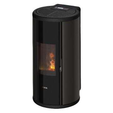 Stufa a Pellet 5,5 Kw CADEL SOUND 5 PS Antracite Con Uscita Posteriore