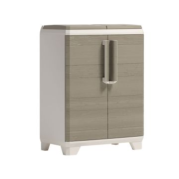 Armadio KETER SPLIT PREMIUM WOOD Da 110 Litri Interno - Esterno 92x68x39