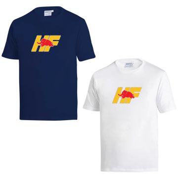 Maglietta Sportiva SPARCO T-shirt In Cotone Con Logo HF Giallo
