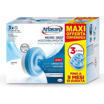 ARIASANA AERO 360° Ricarica 3x450g Kit Inodore
