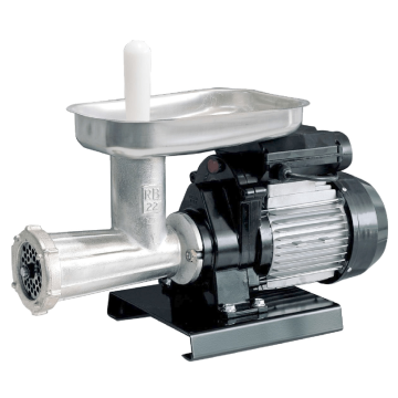 Tritacarne Elettrico N.22 REBER 9500NC Collo Corto 0,80 Hp