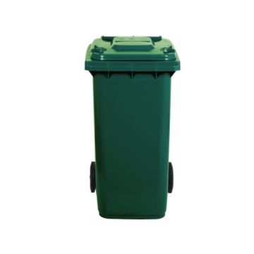 Bidone Immondizia 240 Litri Verde Pattumiera Raccolta Differenziata