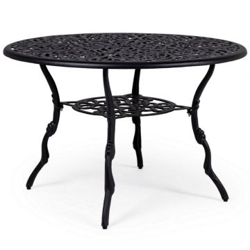 Tavolo In Alluminio Antracite 110 Cm BIZZOTTO VICTORIA