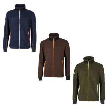 Giacca Da Lavoro In Pile U-Power BARK Full Zip