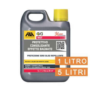 Idrorepellente Per Marmo FILA WET 1 Lt o 5 Lt Pietre e Agglomerati