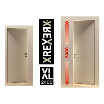 Porta Filo Muro da Interno ERMETIKA xREVERx XL 2400 Reversibile Con Telaio